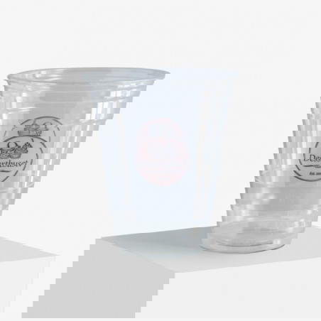 Gobelet en plastique personnalisé avec le logo de 'Desserthuset'