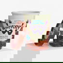 Trykket matbeholder med lokk med 'Wheyhey' logo og design