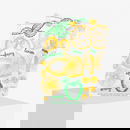 Painetut kosteuspyyhkeet, joissa on hedelmäkuvio