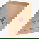 Custom printed paper bag in kraft with 'Mineslund' logo