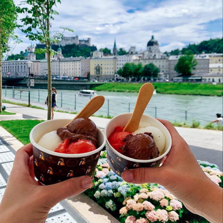 Custom printed ice cream cups