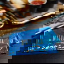 Individuell bedruckte Feuchttücher mit blauer Oberfläche