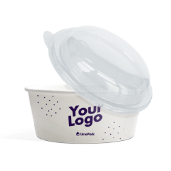 Fast delivery paper bowls with custom print
