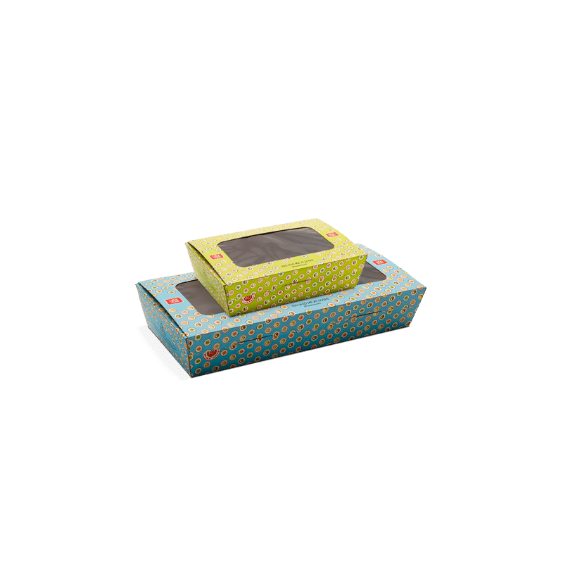 Cajas para sushi impresas en 2 tamaños