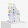 Burger paper with multicolor print