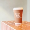 Custom printed paper cup with lid