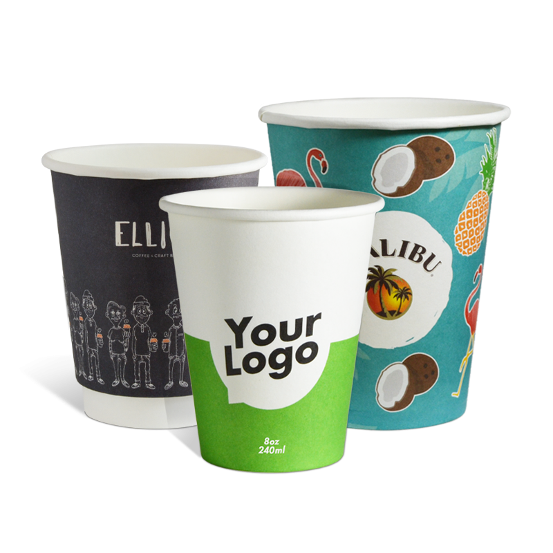 Custom Logo Paper Cups – WeMake Singapore