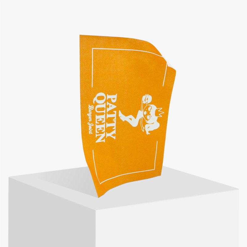 Custom printed greaseproof paper from only 1.000 pcs.!