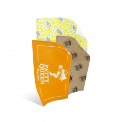 Sandwichpapir med logo 500x335 mm