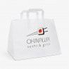 Branded paper bag with 2-color print