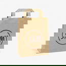 4L Papiertüte aus braunem Kraftpapier mit Logo