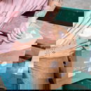 Sacos de papel com fundo quadrado