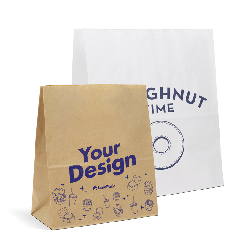 Paper Bags With Logo Eco Friendly Takeaway Solutions Paper bags with logo eco friendly takeaway solutions
