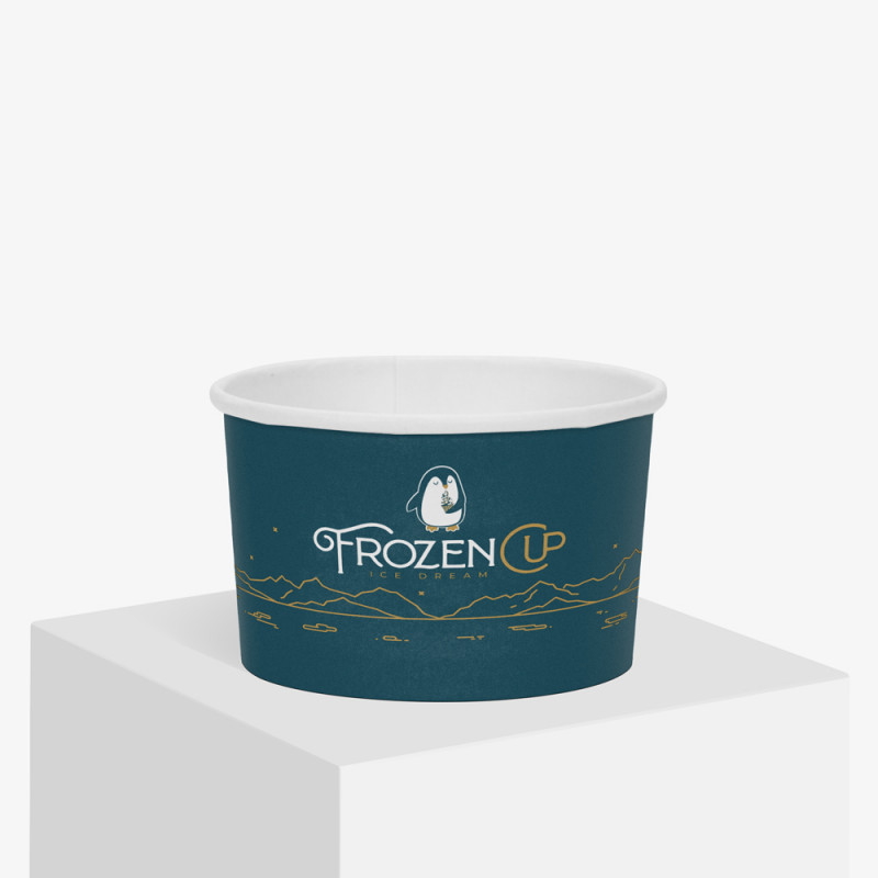 Digitally printed Ice cream cups