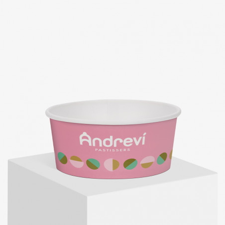 Digitally printed ice cream cups