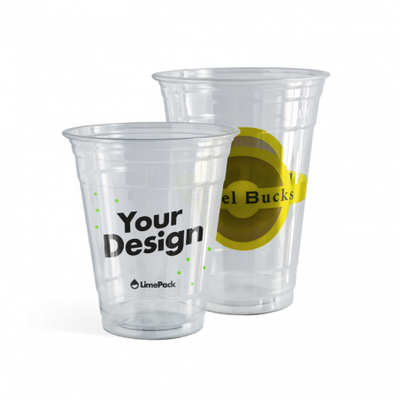 Pad printed PET Cups with...