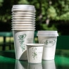 Branded 4 oz, 8 oz and 12 oz single wall cups for Vert-verre