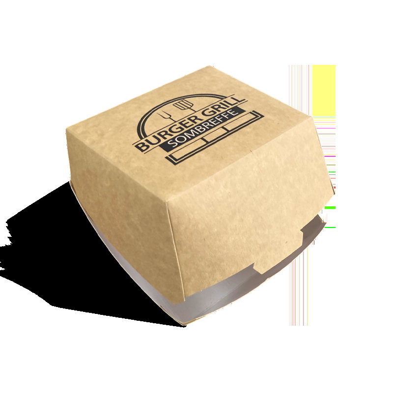 Fully customizable branded burger boxes