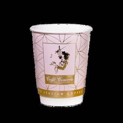 Hot foil paper cups