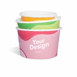 Deluxe ice cream cups