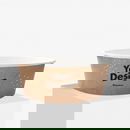 1100 ml paper bowl in brown with your logo