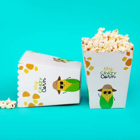 Tebery 30 Stück Popcorn-Boxen Aus Kunststoff – Rot-weiß Gestreift, 9,5 Cm, Wiederverwendbar