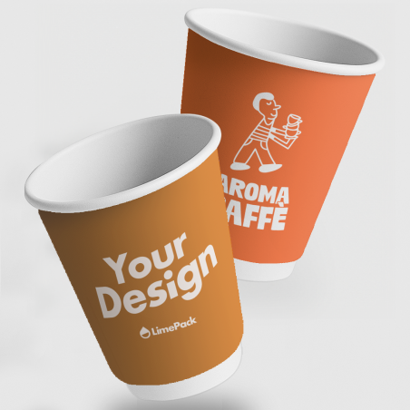 Express paper cups with custom print - Delivered in 8 days