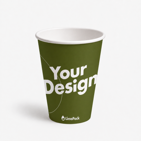 Copos de papel personalizados para café para levar