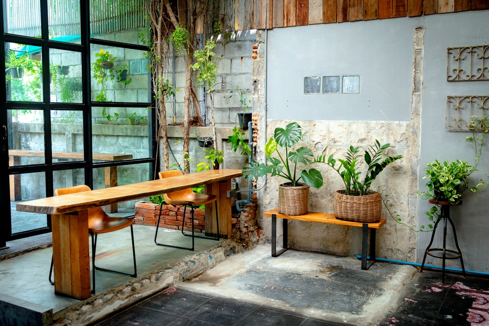 eco-friendly cafe house