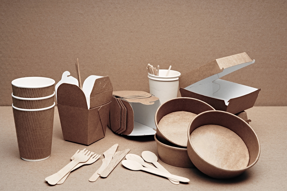 set paper wood environmentally friendly biodegradable