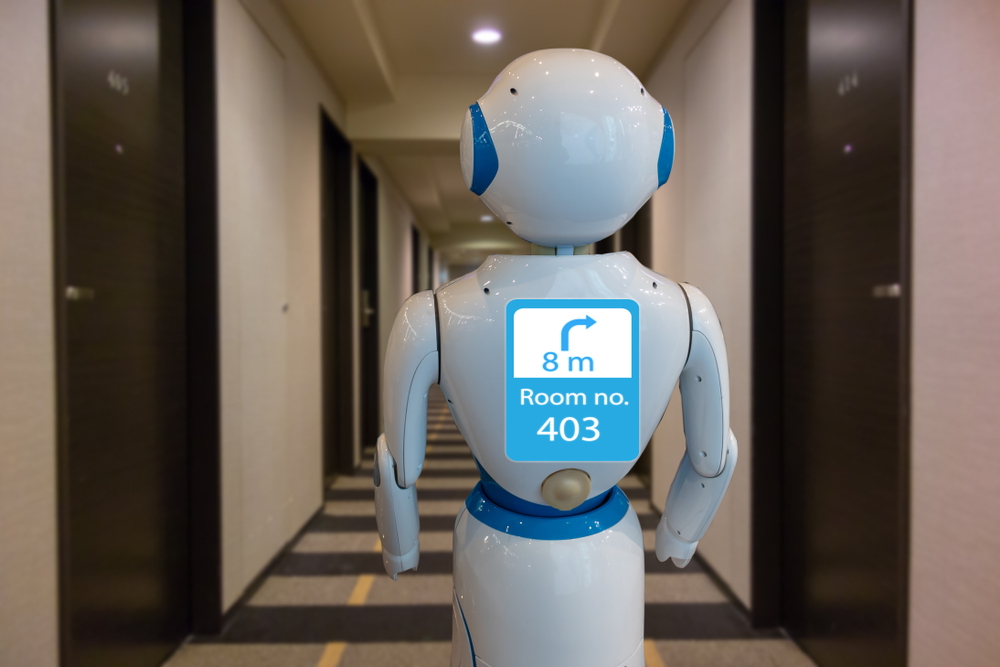smart hotel with robot technology