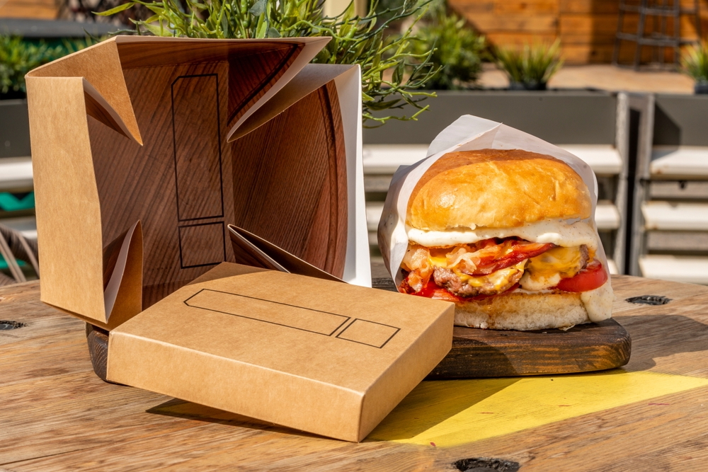 Innovative Branding Ideas for Takeaway Packaging | Limepack biodegradable ecofriendly burger box