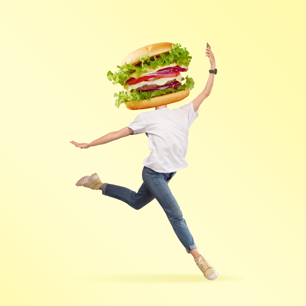 burger brand ad creative