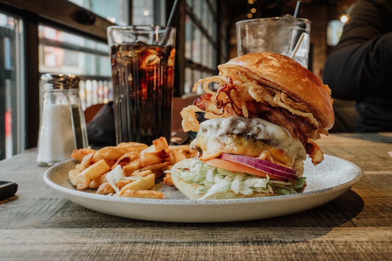 Burger with Fries