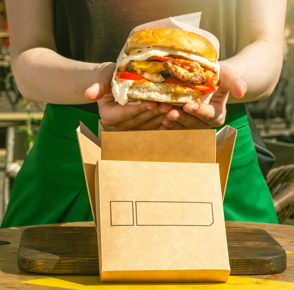 biodegradable recyclable food box and greaseproof paper