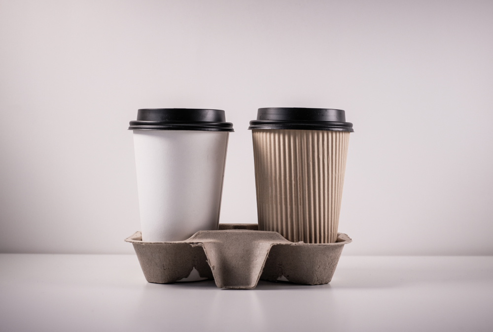 biodegradable white hot cup cardboard paper cup