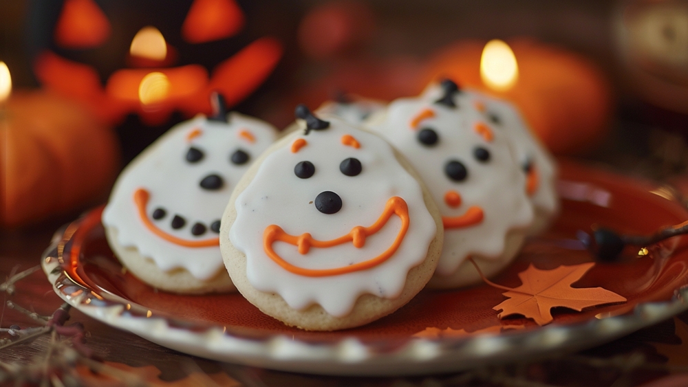 festive halloween sugar cookies