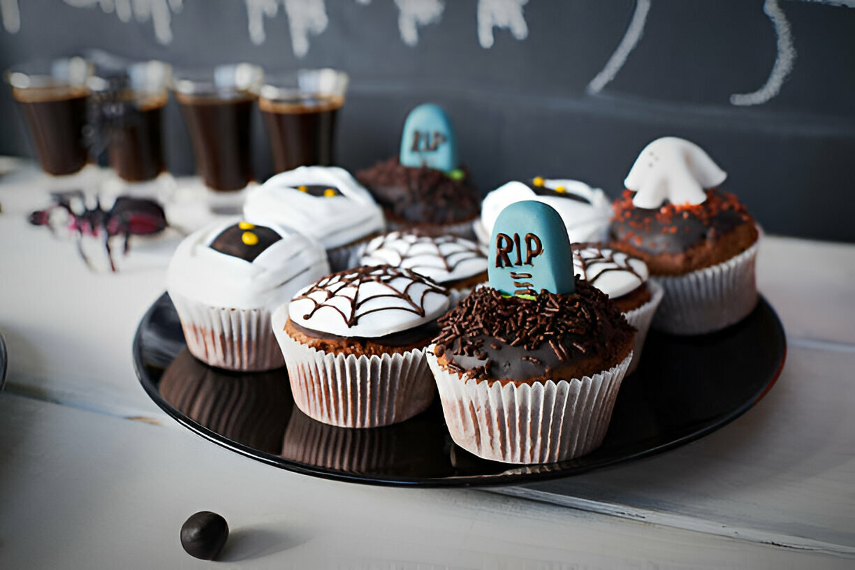 halloween themed cupcakes