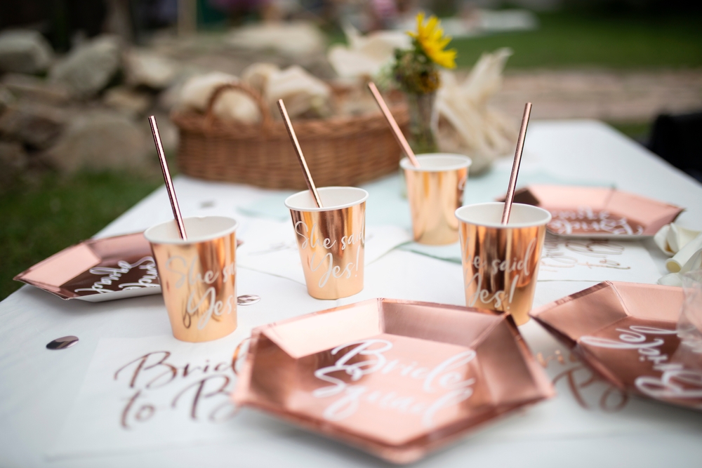 stylish paper cups for events