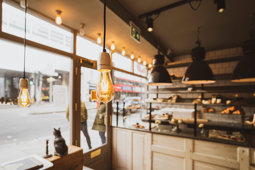 vintage bakery interior design