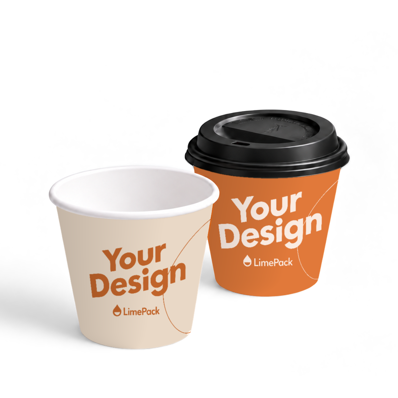 Espresso pappbecher bedrucken lassen -100 ml