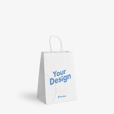 Twisted handle bags